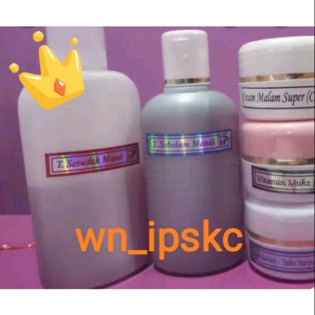 PAKET CREAM WHITENING MALAM SUPER IP(CM,W)