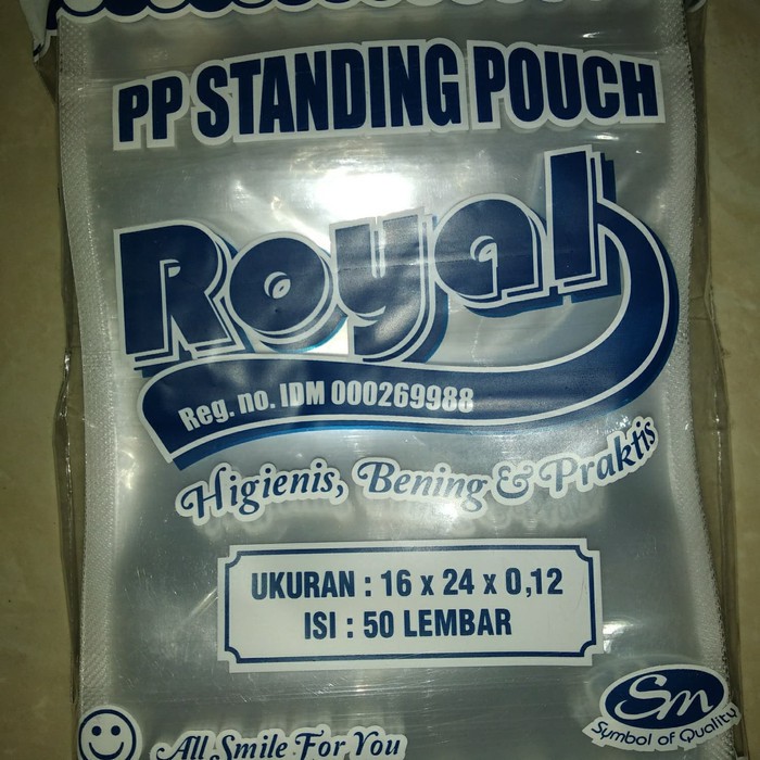 Standing Pouch Plastik Standing Pouch Plastik Pouch Kemasan Standing Pouch 16x24 Plastik PP