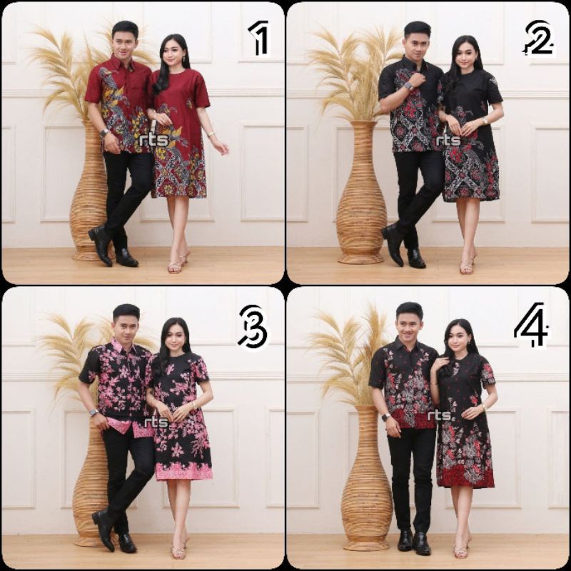 Maura Couple - Sania Ruffle Batik Couple Ori Ndoro Jowi Garansi Termurah Shopee - BATIK MODERN SOLO.