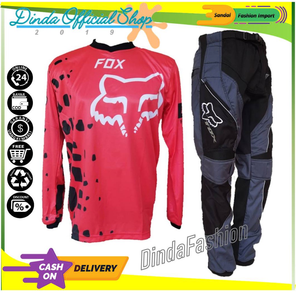 Jersey Trail FX PREMIUM jerset motorcross hitam putih biru merah hijau baju setelan trail motor cros