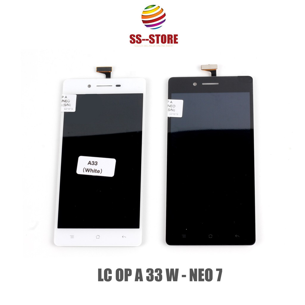 LCD Oppo A 33 W A33W Neo 7 NEO7 Fullset Touchscreen ORIGINAL