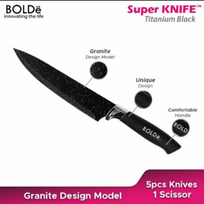 BOLDë Super Knives Granito 7Pcs Set