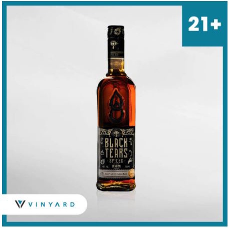 Black Tears Spiced Rum 700ml (Original &amp; Resmi by Vinyard)