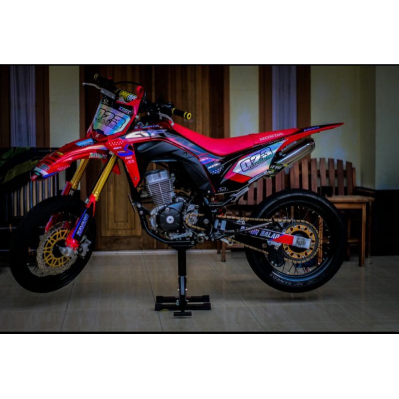 decal fulll hologram crf 150 l stiker crf merah hologram