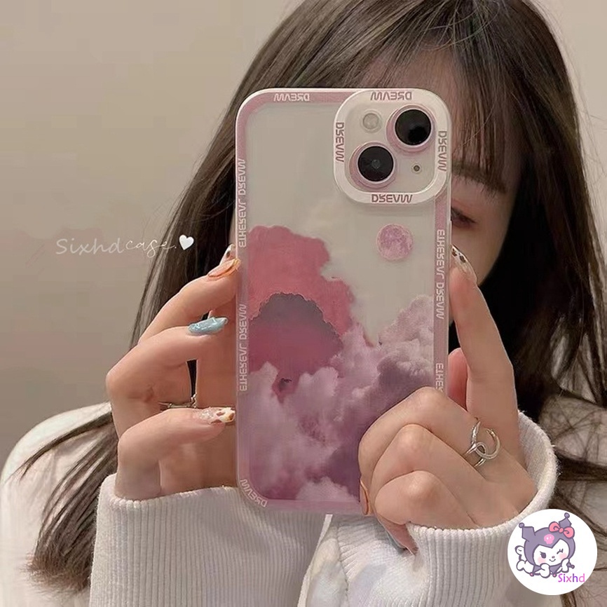 Redmi 12C 10C 10A 10 Redmi Note 12 11 11s 10s 10 9 8 7Pro 9T 9C 9A 9 A1 Xiaomi 11 Lite 12 11T 10T Poco F3 M3 M4 F3 X3 X4Pro Fashion Sunset Soft Lens Case Soft TPU Protective Cover