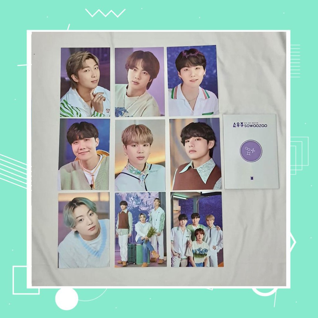 SHARING BTS SOWOOZOO POSTCARD BOOK
