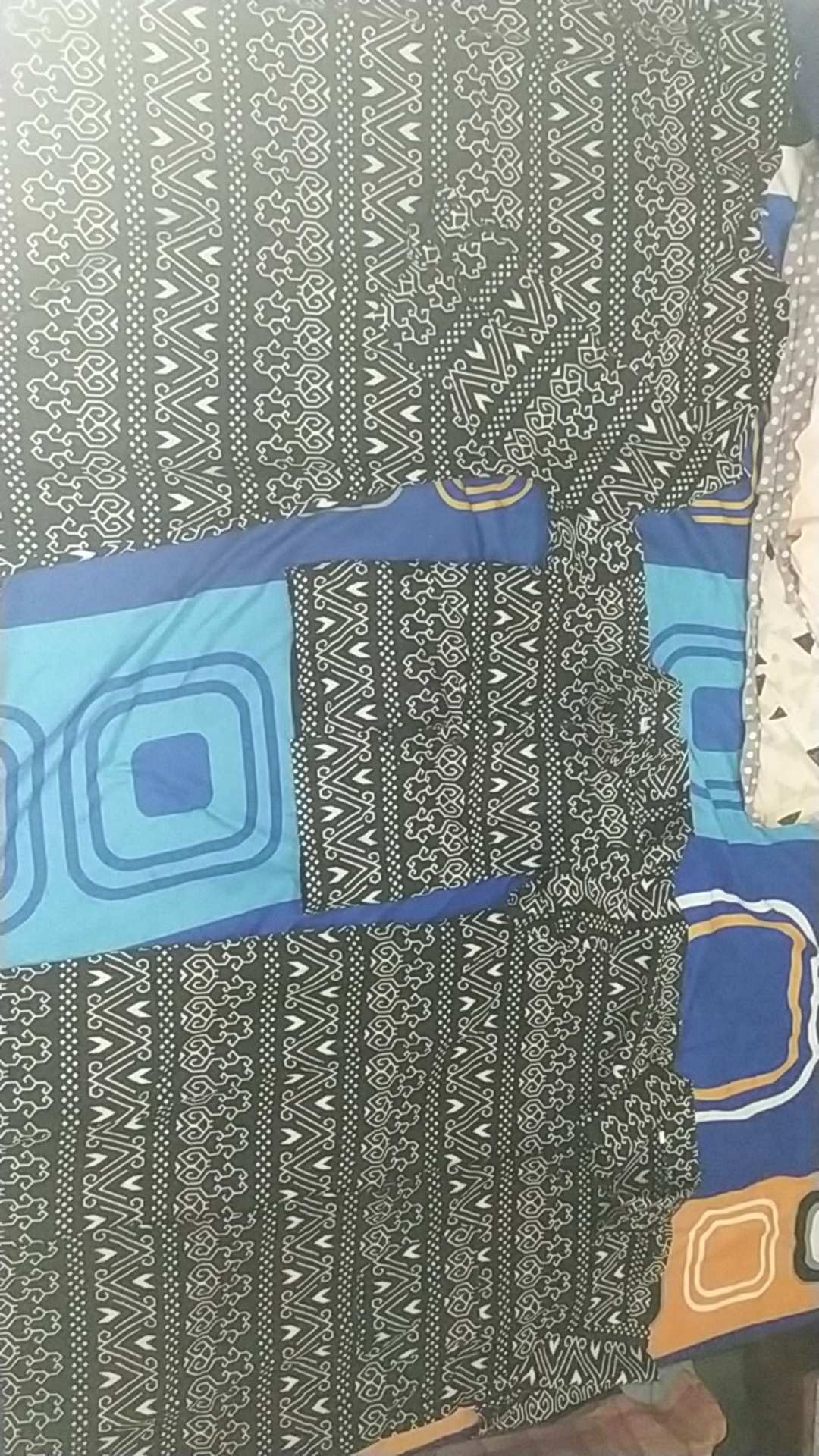 Sadana - Couple Atasan Ayah Anak Ibu Batik Monocrom Semut Sarimbit Seragam Keluarga