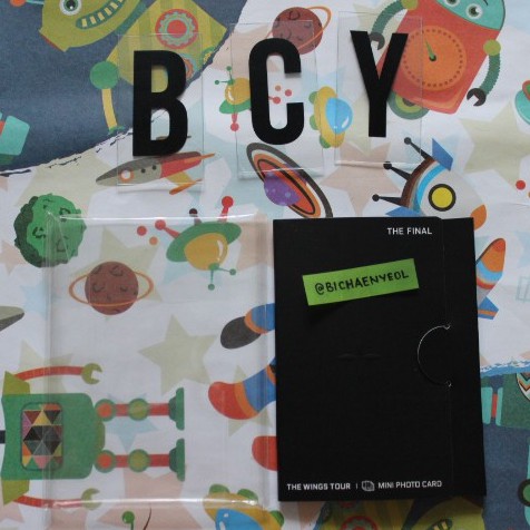 BTS Wings Tour Finals Mini Photocard - Envelope Only