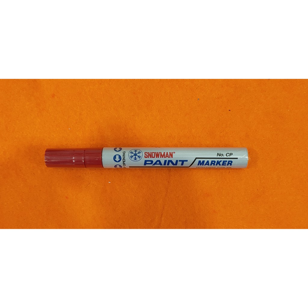 

SPIDOL PAINT MARKER SNOWMAN CP - 12 RED / MERAH