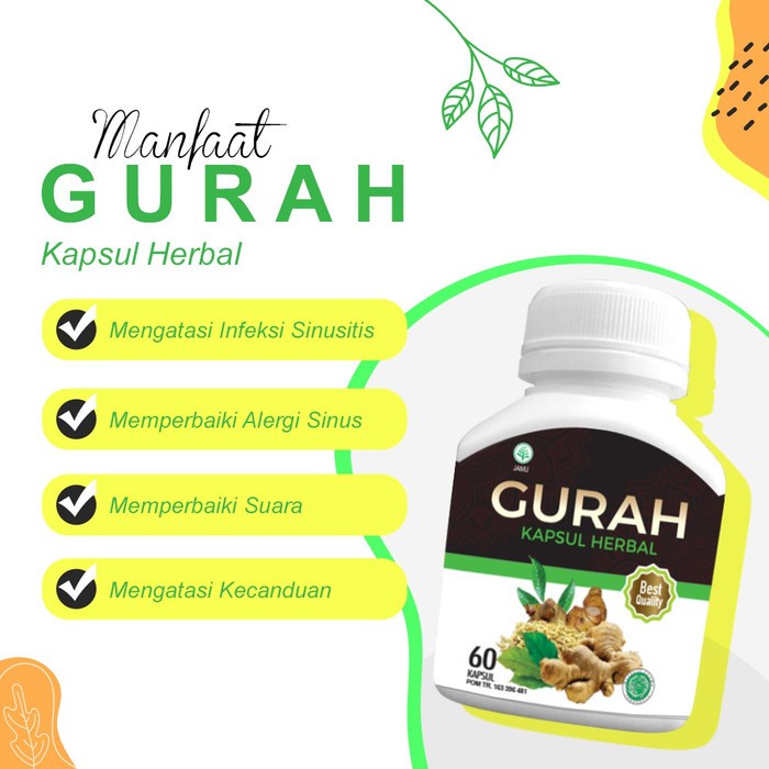 TRIPLEA - Kapsul Gurah Obat Sakit Tenggorokan Obat Batuk Berdahak Meluruhkan Dahak Obat Sesak Nafas Napas Paru paru Obat ASMA TBC Bronkitis Herbal-2