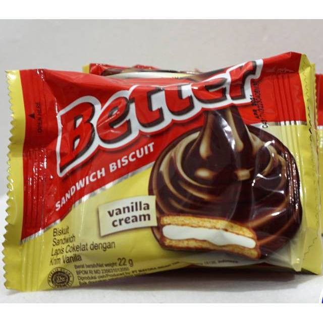 

BISKUIT BETTER SANDWICH VANILLA CREAM 10pcs x 27gr