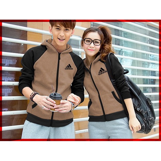 [Cp Jkt Adidas CL] couple jaket babyterry varian warna