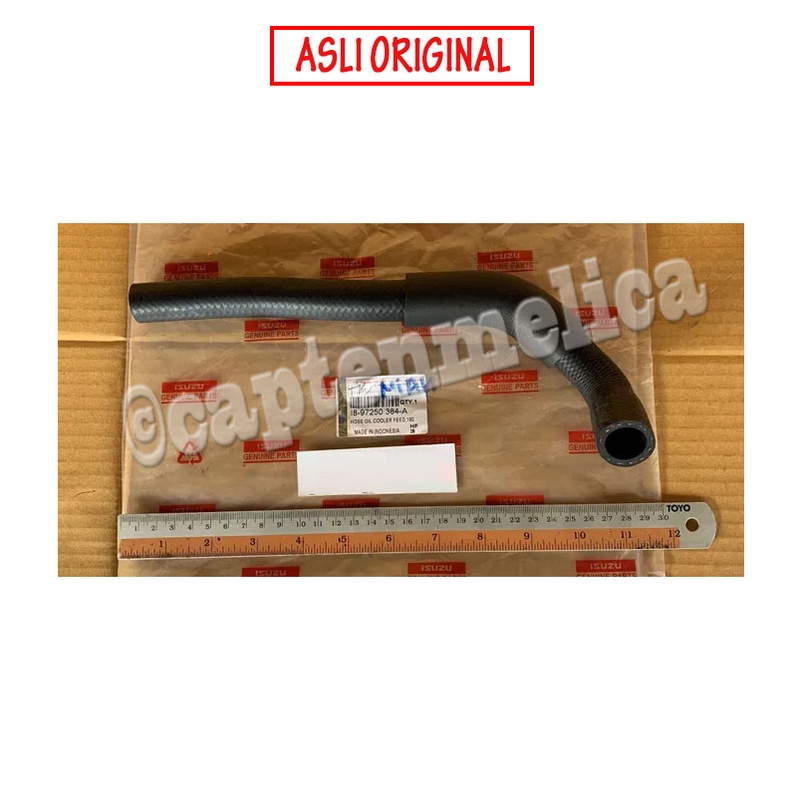 ORI Pipa Selang oil cooler air pendingin oli 384 isuzu panther Kapsul TURBO minyak pelumas coler POM