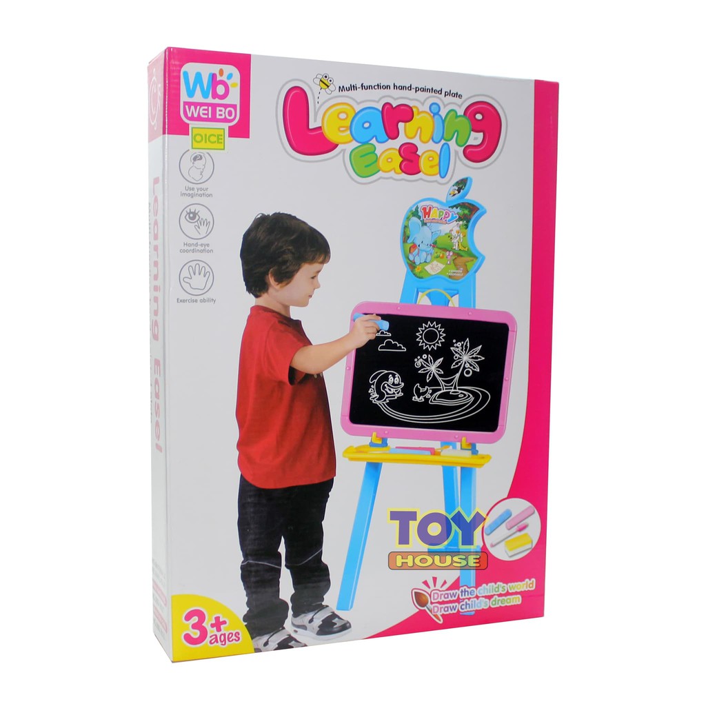 

PROMO Mainan Edukasi Anak - Learning Easel Papan Tulis White Black Board