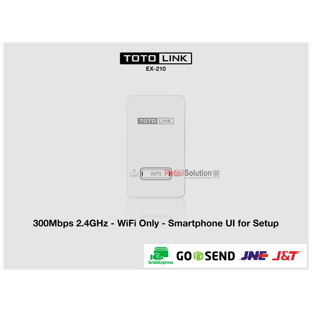 TOTOLINK EX210 - Wireless Extender Penguat Sinyal WiFi