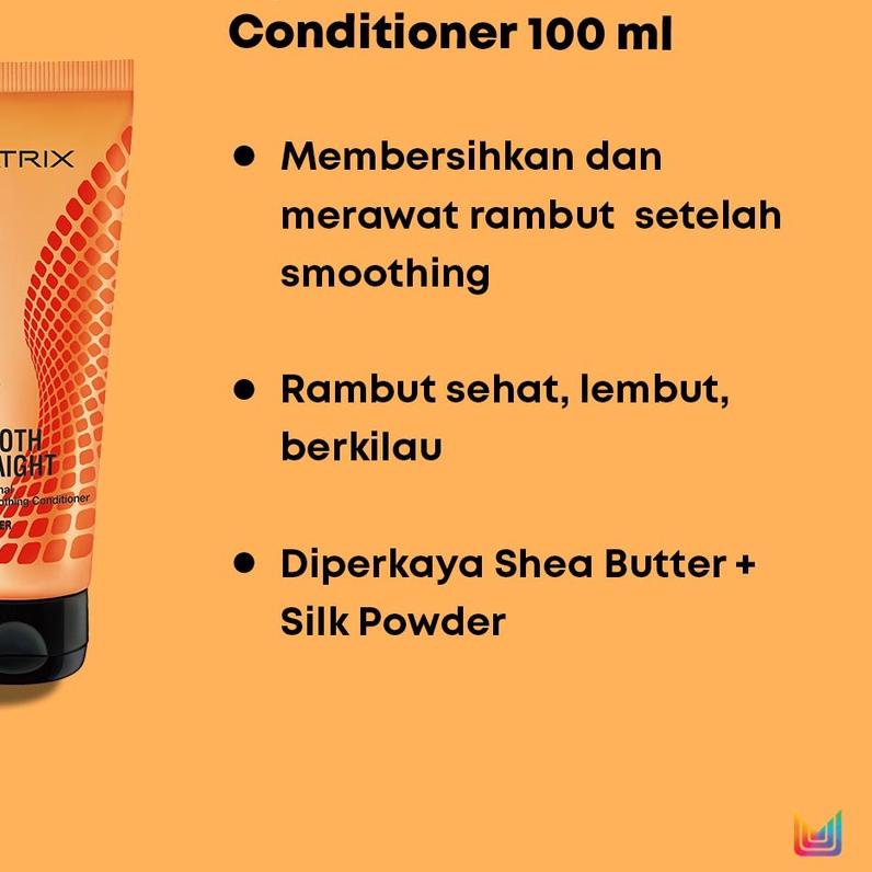 ✯ Matrix Straightened Hair Care Shampoo 200ml + Conditioner 100ml - Shampoo & Kondisioner Rambut Set