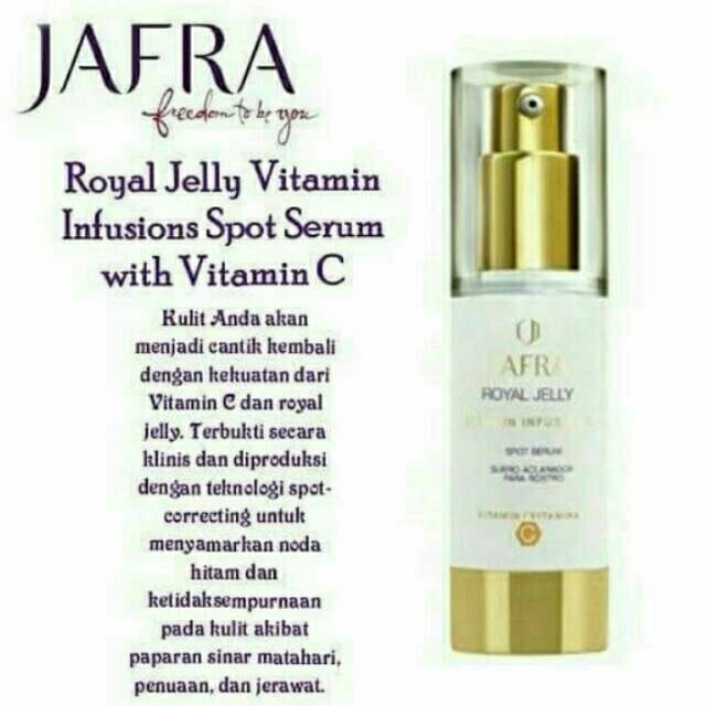 Jafra vitamin infusions spot serum with vitamin C