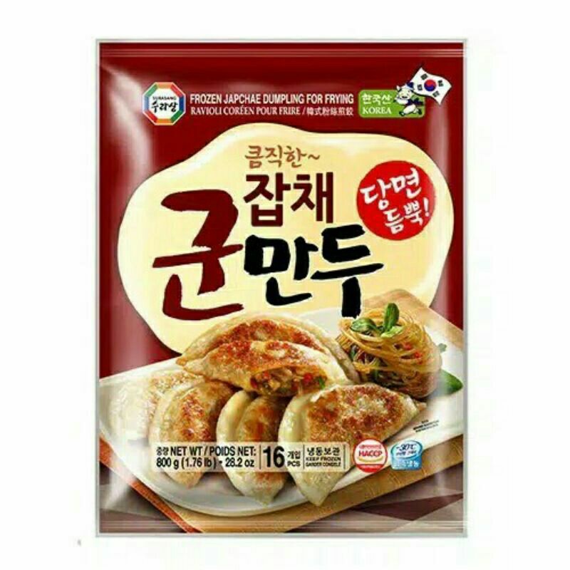 

Surasang frozen japchae dumpling 800gram Made in korea