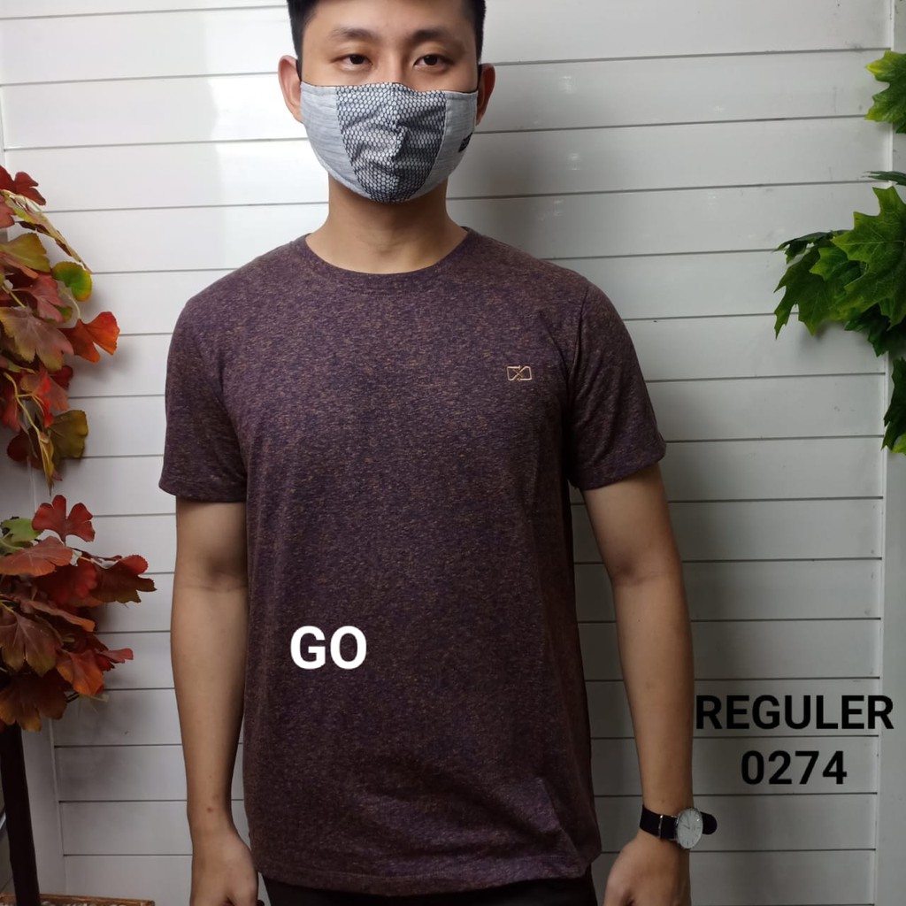 gof MAXMILLIAN KAOS A (Regular) Pakaian Pria Atasan Kaos Oblong Original Lengan Pendek