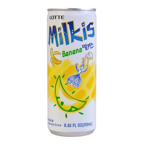 

Lotte Milkis Banana 250ml . milkis rasa pisang