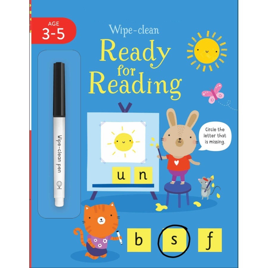 

Buku usborne belajar menulis, wipe-clean, buku tulis hapus belajar
