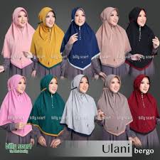 Bergo Billy Scraf ORIGINAL || Bergo ULANI || Bergo Jersey