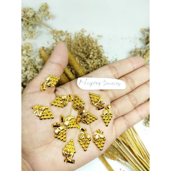 liontin anggur warna 24k