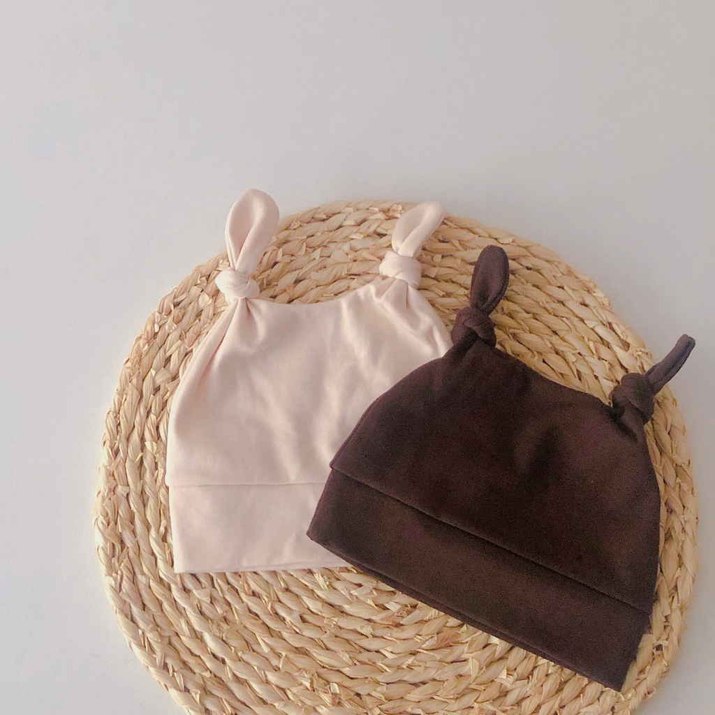 0-3 thn || Topi Bayi Newborn Anak Polos Kupluk Karakter Lucu Emen Anak Impor Catalog OIMG Oi