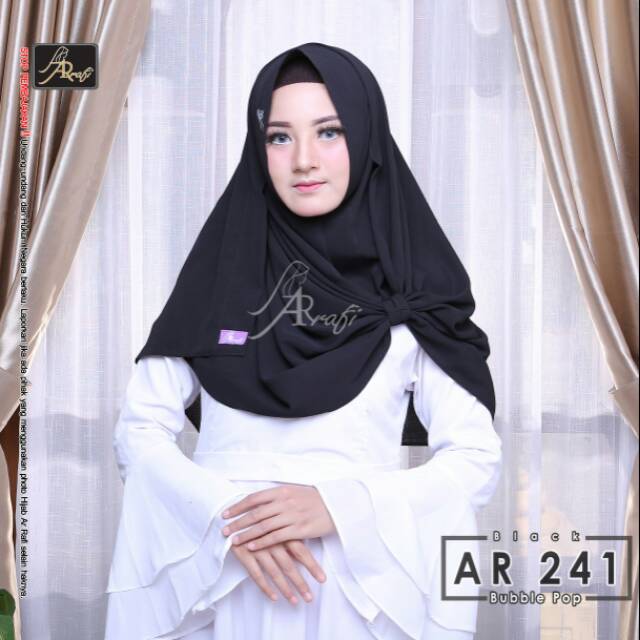 Hijab Ar Rafi khimar simple AR 241