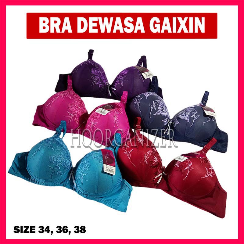 HQO GAIXIN BRA BROKLAT TANPA KAWAT BUSA TIPIS H0271A