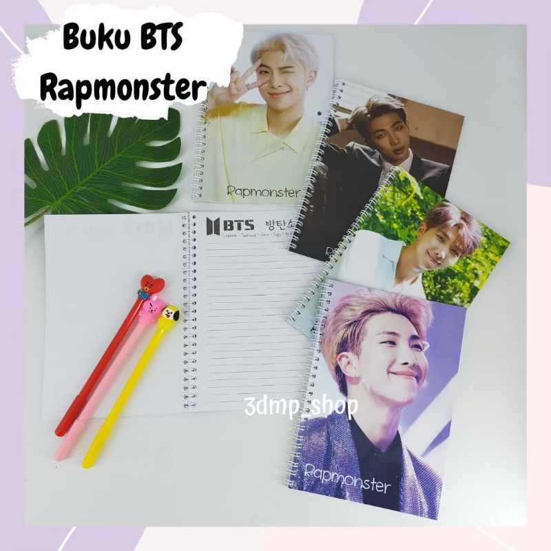 Buku notes b t s rm rapmonster