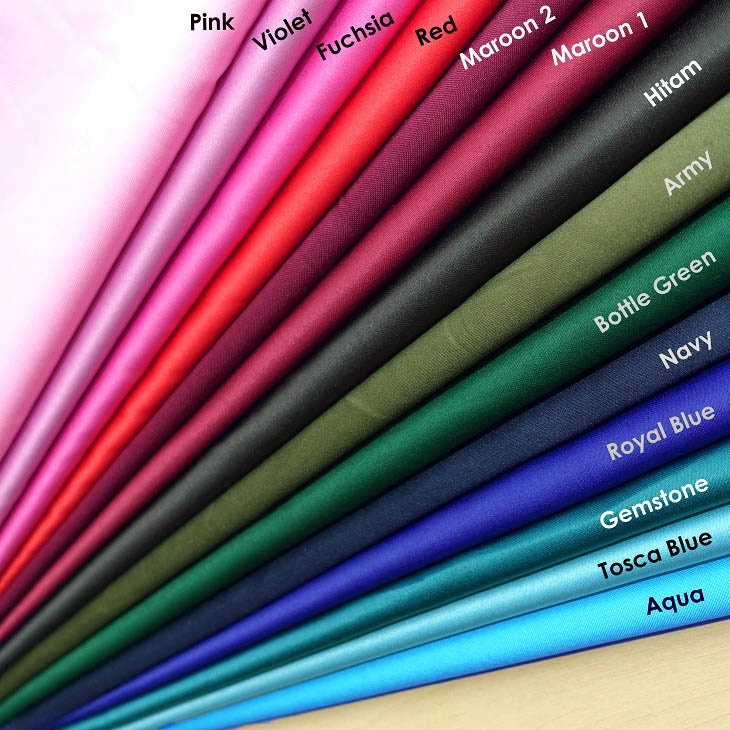 Kain Sateen Satin Velvet Maxmara / Satin Maxmara / Kain Maxmara (Per 0.5 meter)-1