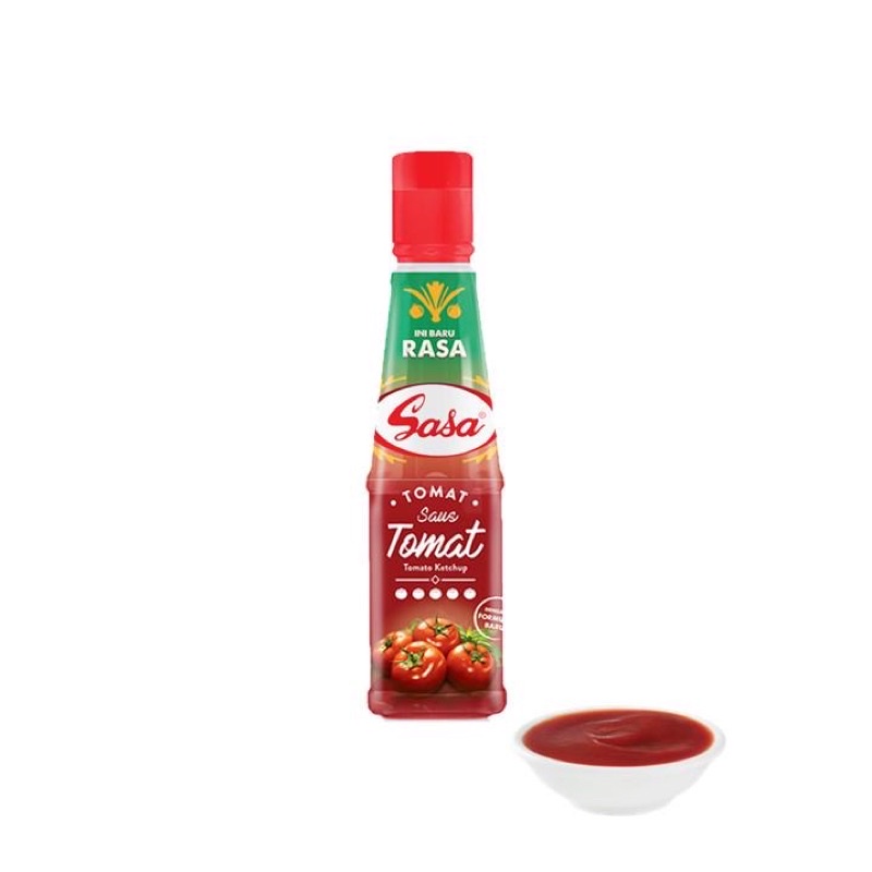 Sasa Saus Sambal Extra Pedas Saus Tomat 135gr Botol Plastik Ekonomis