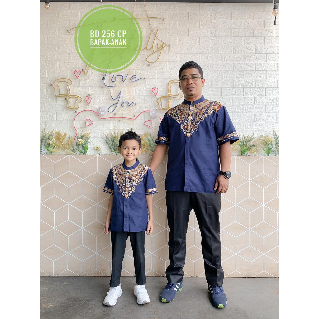 Koko Couple Bordir Ayah dan Anak //Original BURAY