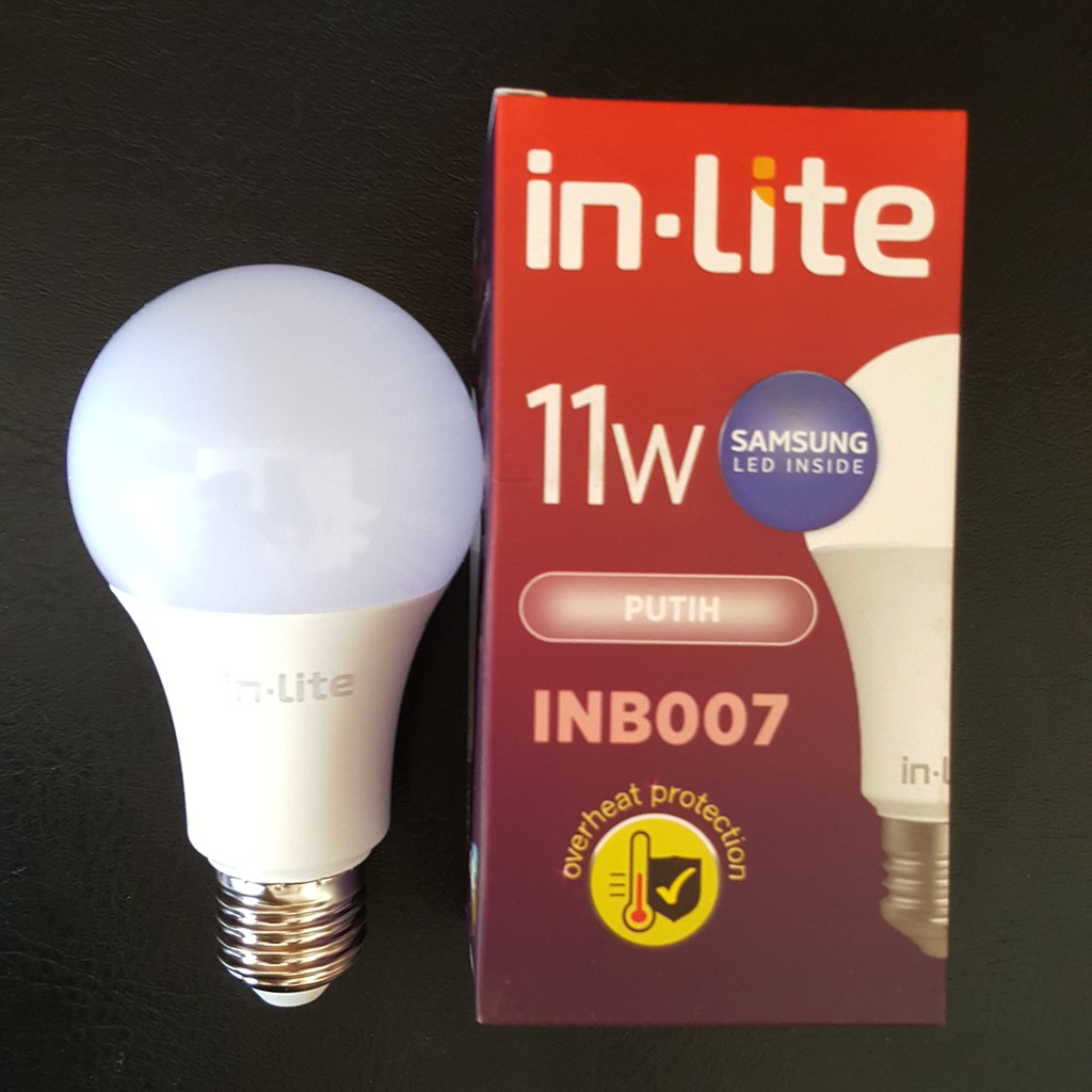 LAMPU LED INLITE 11W WATT PUTIH / DAYLIGHT & KUNING / WARM WHITE