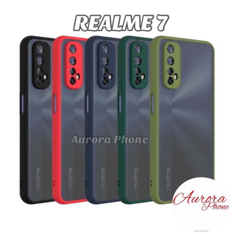 Realme 7 Frosted Camera Protection Casing Realme 7 / Soft Case Realme 7 Frosted Case Realme 7 / Case