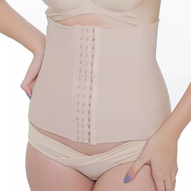 Korset pelangsing / korset melahirkan MOOIMOM LONG SEAMLESS BONED CORSET C2903