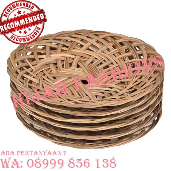 Grosir Piring Lidi Anyaman Rotan Bambu Murah 83