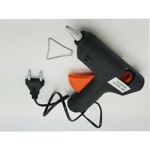 ALAT PISTOL LEM TEMBAK LILIN PLASTIK PANAS HOT GLUE GUN BAKAR PEREKAT 40WATT LEM STICK STIK VA76