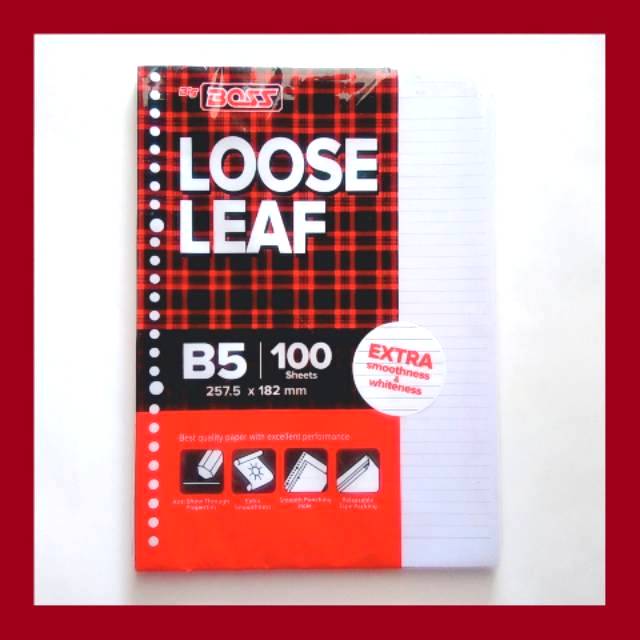 

Isi Binder Loose Leaf Garis Big Boss B5 - 100 Lembar