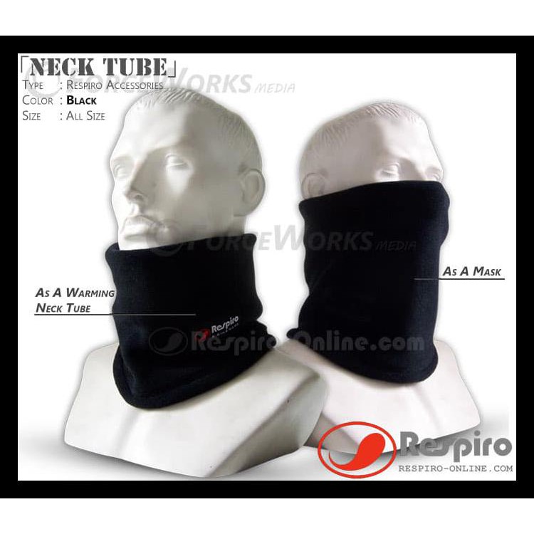 Neck Tube Respiro - 2 Fungsi Bisa Buat Masker Dan Neck Warmer-Necktube Terbaik