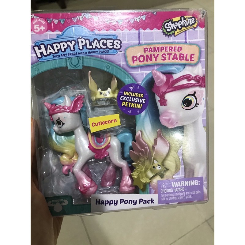 shopkins happy places pony pack cutiecorn