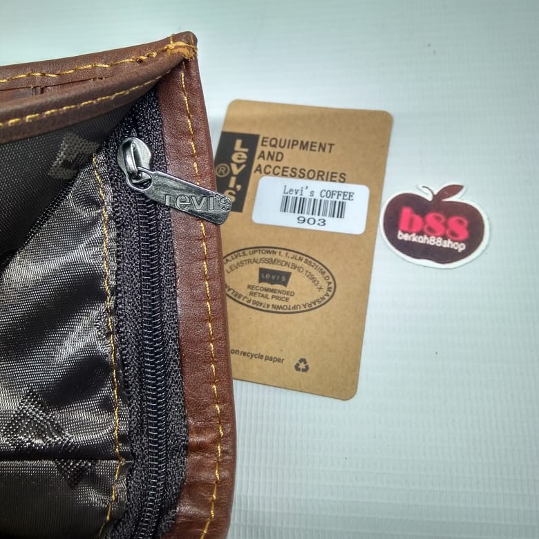 Dompet Kulit Panjang DP903 Polos / Dompet Kulit Pria Cowo Lipat Murah