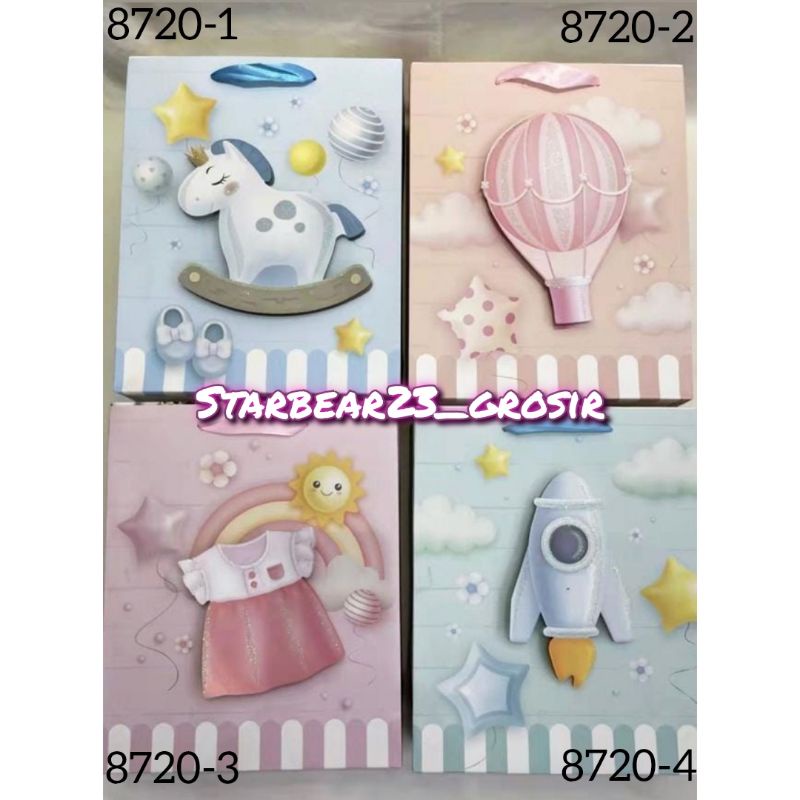 

Paperbag Pony Balloon 3D (AV 8720)
