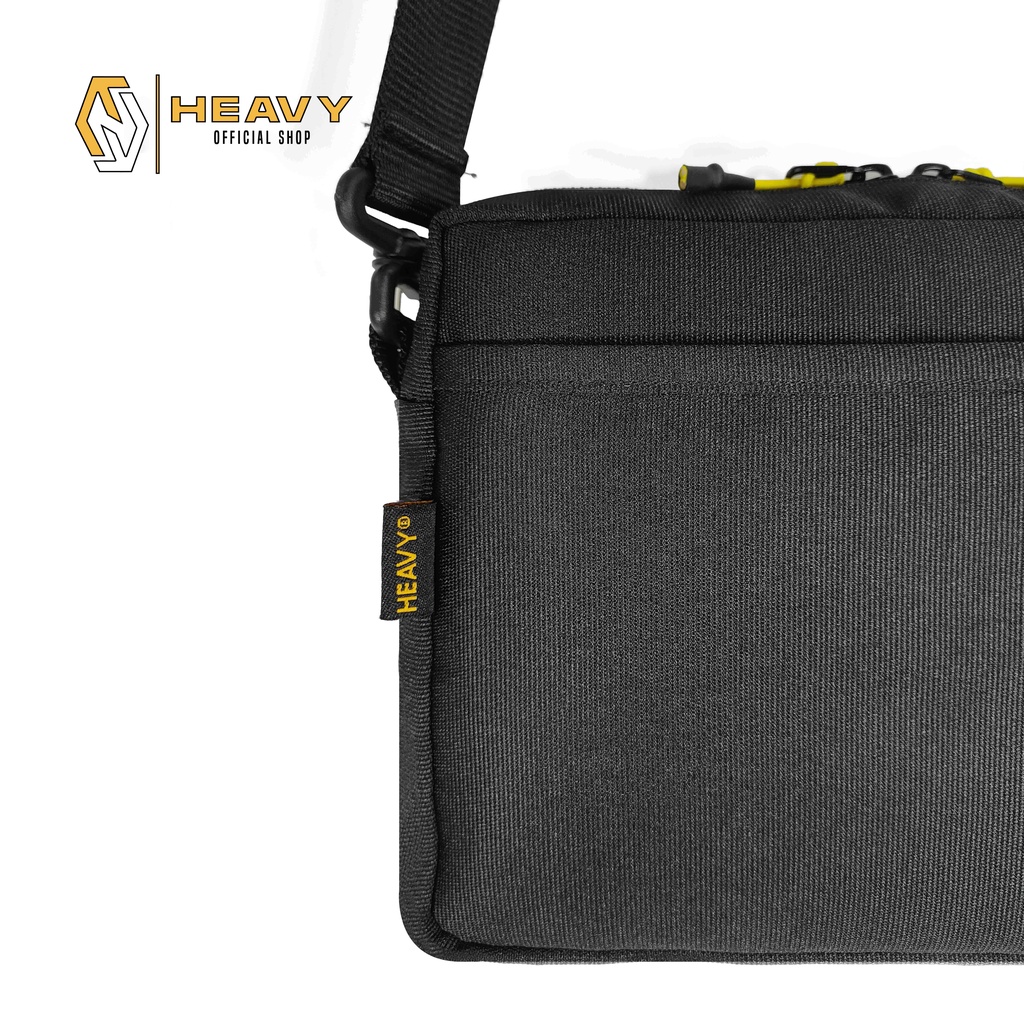Tas Selempang Pria Heavy Original Sling Bag Premium Black Alano - Tas Unisex Heavy