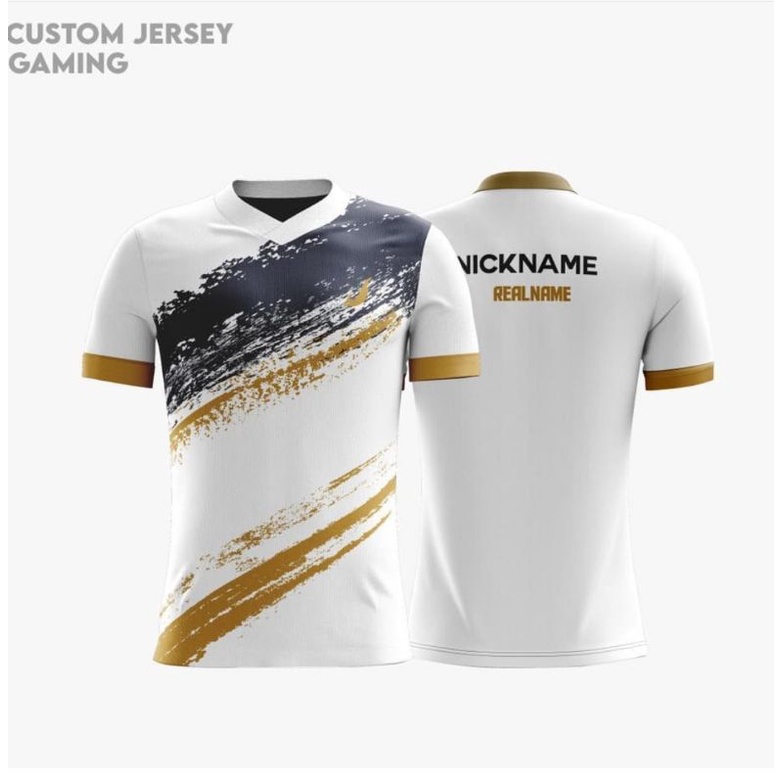 CUSTOM JERSEY GAMING ESPORT SATUAN GRATIS CUSTOM NICKNAME LOGO FULL PRINT