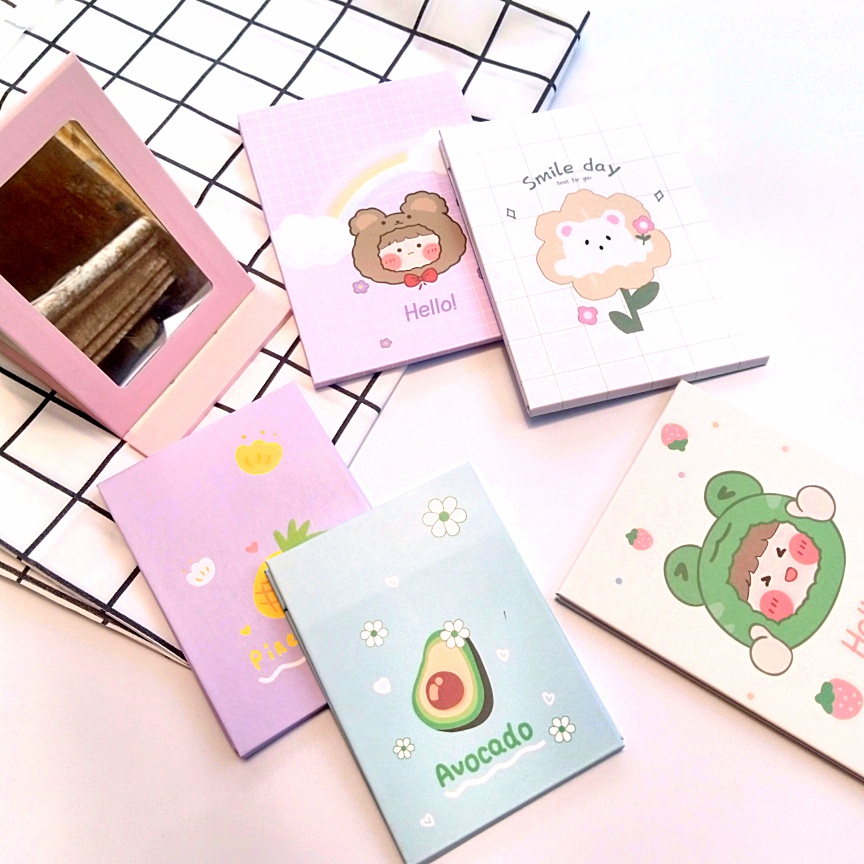 Cermin Lipat Kotak Kaca Lipat Karakter-8