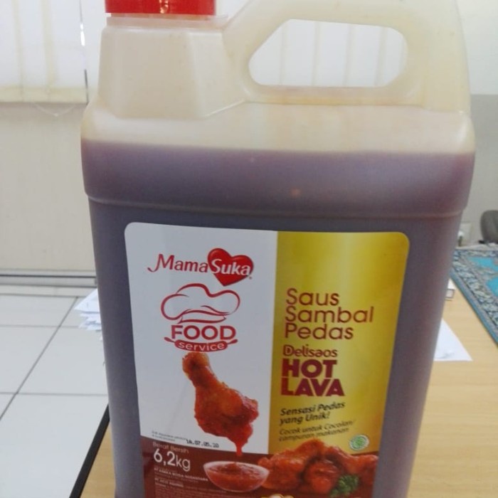 

Saos sambal pedas hot lava mama suka uk 6.2 kg