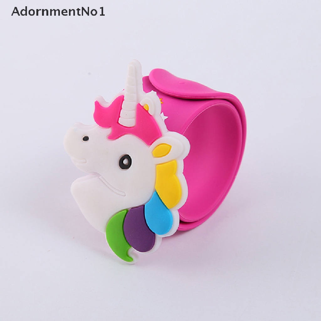 (AdornmentNo1) Gelang Tangan Silikon Motif Unicorn Untuk Anak