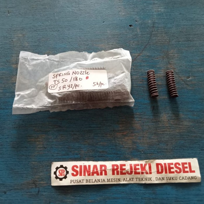 Spring Nozzle Per Nozel Nosel Noksel Mesin Diesel Yanmar TS50 TS180